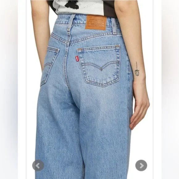 Levi's Balloon Leg Jeans Light Wash 85314-0010 - Picture 2 of 10